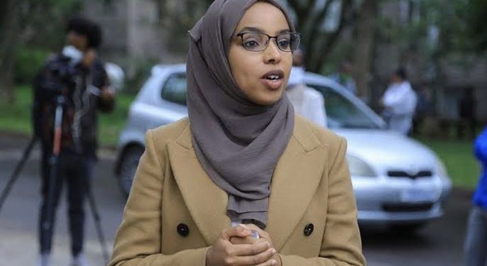 Ethiopia’s Minister for Women, Children and Youth, Filsan Abdullahi [Photo credit: Twitter]