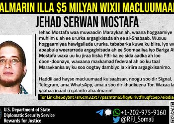 US issues $5 million bounty on senior Al-shabaab leader